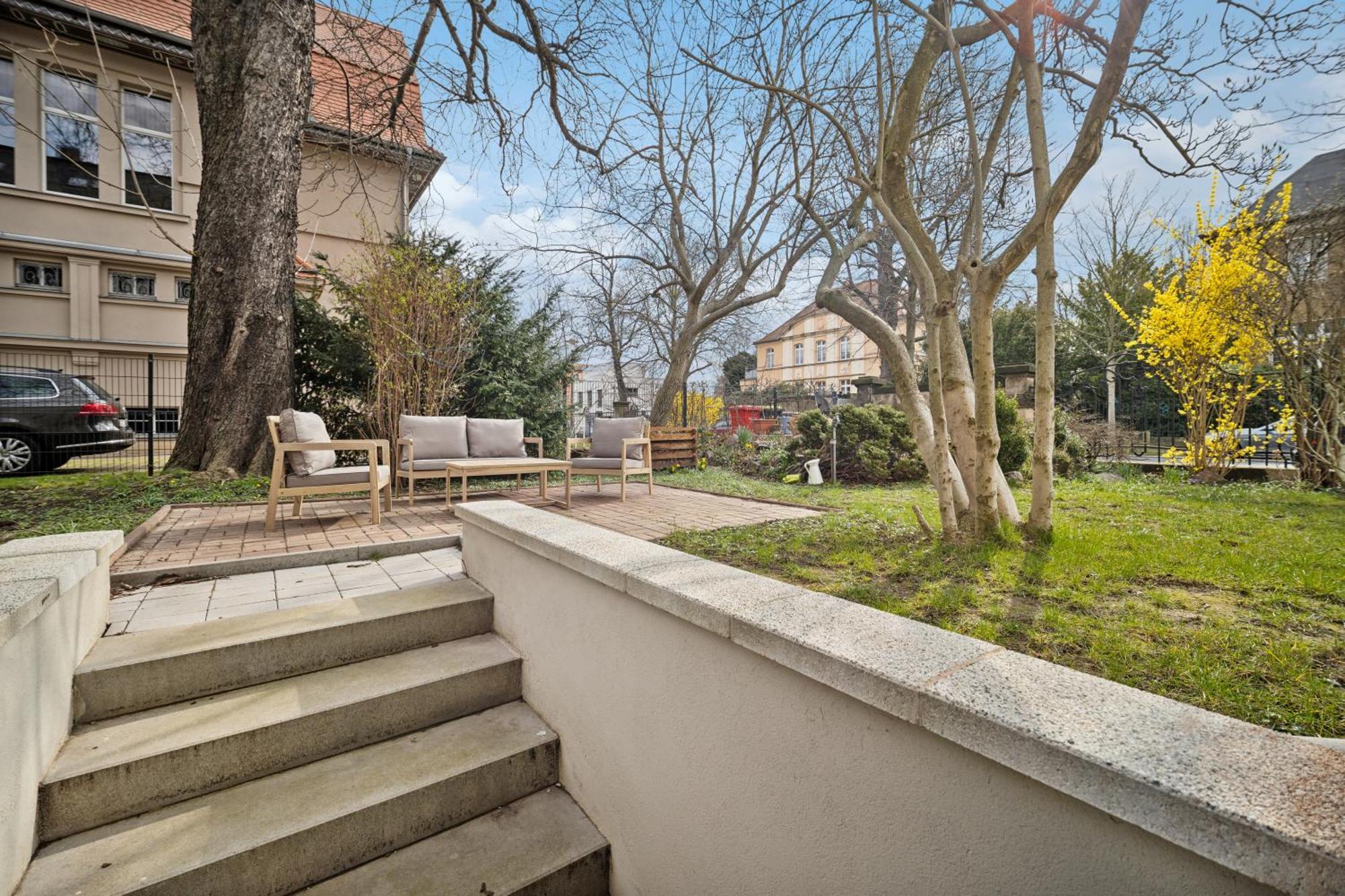 Wiener Palais Am Grossen Garten, Arbeitsplatz, Familie, 7 Pers, Smart-Tv Dresda Exterior foto
